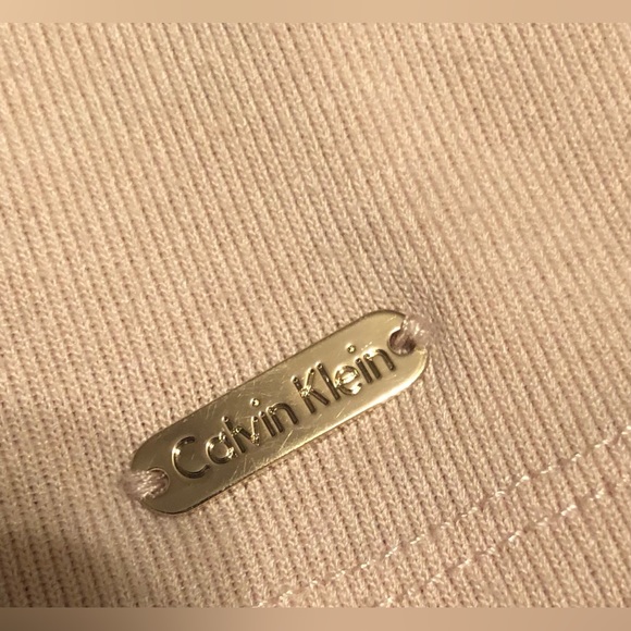 Calvin Klein Pale Nude Pink Bell Sleeve Blouse - Picture 3 of 3